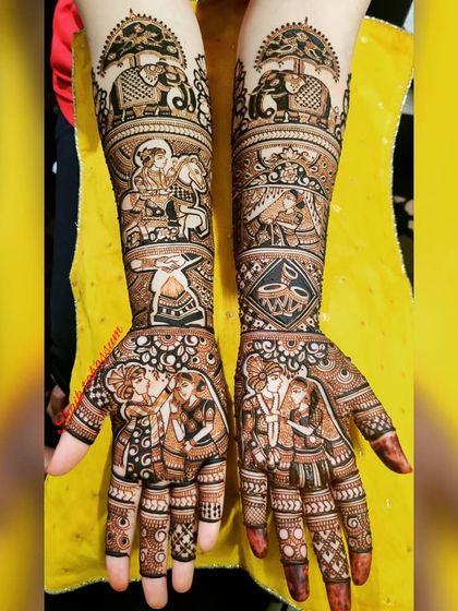 Shaik Tabassum - Destination Wedding Mehendi Storytelling Mehendi: Your Love Story on Your Hands photo 26