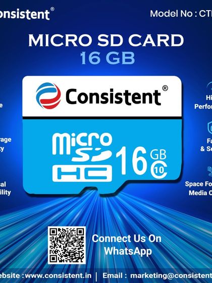 Our 16GB Micro SDHC card is a fast and reliable way to boost your device's storage. It's perfect for storing more photos and videos without worrying about running out of space.