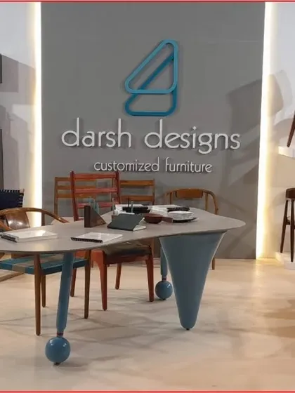 A shot of my exhibition stall from the 2023 ACETECH exhibition. The quirky, custom-designed table was a big attraction and a great conversation starter.