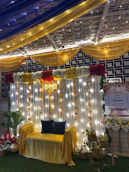 The Trendy Party - Wedding & Pre-Wedding Event Decoration Vibrant Haldi & Mehendi Setups photo 74