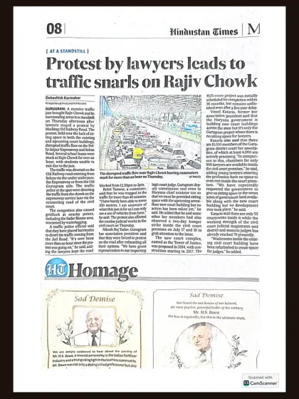 The Hindustan Times also reported on our protest, which shows the scale and impact of our unified stand. When we stand together, we can achieve anything.