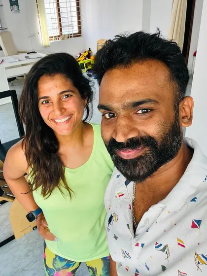 That post-Pilates glow! A happy selfie with a client who always brings great energy to the studio.