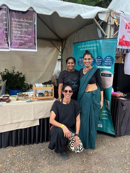 Our team at the Cafe Graze by Natureville stall during the Maya Bazaar 5.0 event. It was a beautiful opportunity to meet new people and share our passion for delicious, healing food with a wider audience.