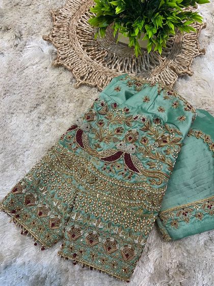 Chaithu Gowda - Custom Designer Ethnic Wear Custom Embroidered Blouses photo 49