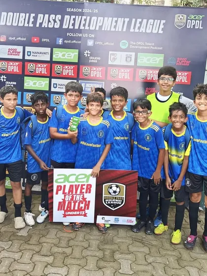 Our U13s celebrating their consistent, solid performances that have helped them move up in the DPDL standings.