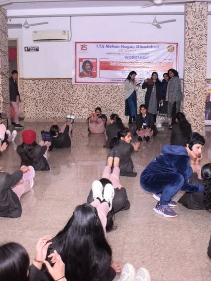 Teaching them some core exercises. Building a strong foundation is key to a lifelong fitness journey.