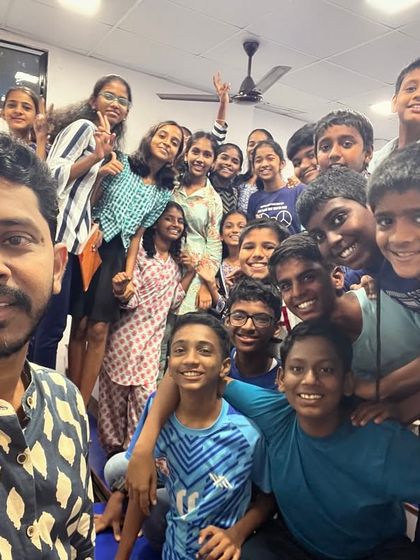 A fun, energetic group photo from our Royal Blue celebration. These are the memories that last a lifetime.