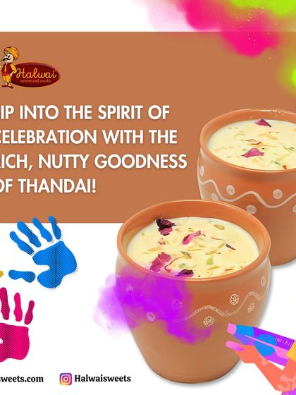 Sip into the spirit of celebration with the rich, nutty goodness of my festive Thandai.