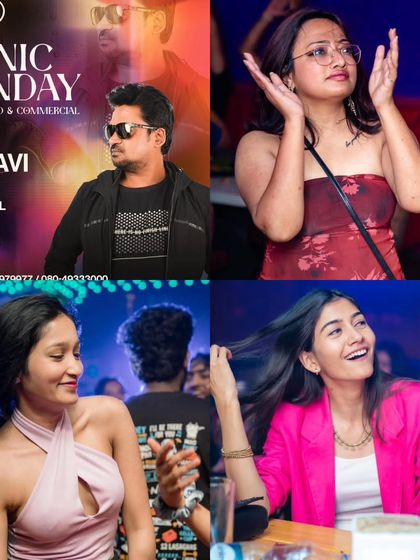 A collage for 'Sonic Sunday' at Nolimmits, showing me and the happy crowd.