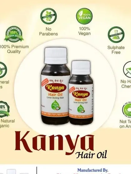 I believe in purity and transparency. My Kanya Hair Oil is 100% natural, vegan, and cruelty-free. I make sure it contains no parabens, sulphates, mineral oils, or any other harmful chemicals, just the goodness of Ayurvedic herbs.