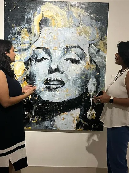 We believe in direct, soulful interactions. Here, our co-founder Nimisha Beria discusses the nuances of a portrait with a guest. We skip the formalities so you can connect directly with the artists and the stories behind each piece.