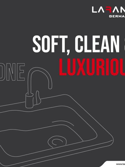 My granite and textured sinks feel softer and more pleasing to the eye than other materials. They offer a feeling of refined luxury and are enjoyable to work with.