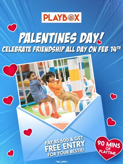 Our "Palentine's Day" promotion, where friends get to play together with a special deal, celebrating friendship.