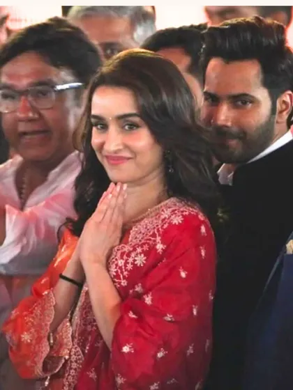 The lovely Shraddha Kapoor spotted in my Kangna Burnt Orange Kurta Set. The color is so unique and perfect for the festive season.