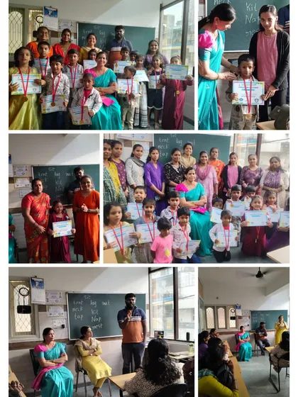 Look at those proud smiles! This collage captures the spirit of our Summer Camp at Guru Shishyaru Tutorials in Bangalore. We celebrate every achievement, big or small, with certificates and medals to build that 'Shabash!' feeling of accomplishment.
