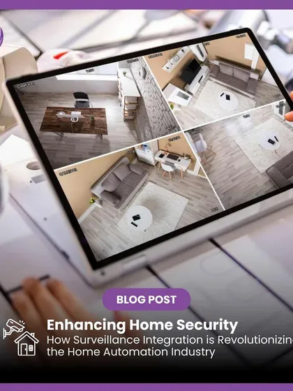 An article highlighting how the integration of surveillance is revolutionizing the home automation industry. We focus on providing intelligent security solutions that make our clients' safety a top priority.