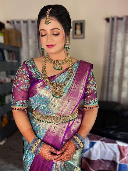 Makeovers by Mahalakshmi - Bridal & Wedding Makeup Timeless Muhurtham Looks photo 33