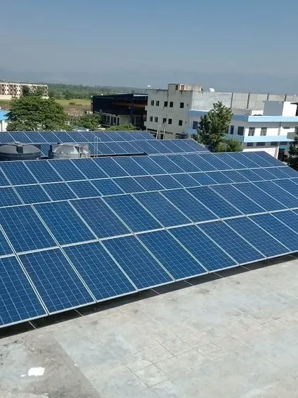 Another perspective of the Micron Technologies rooftop installation, showing the clean and organized layout of the solar array. Professional installation is key to maximizing energy output and ensuring the system's durability.