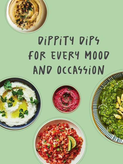 Dippity dips for every mood and occasion. This graphic showcases the variety I offer, from hummus and pesto to salsa, all designed for guilt-free indulgence.