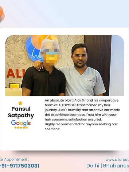 Pansul's review highlights my cooperative team and the seamless experience he had. His satisfaction is a testament to my commitment to providing attentive, personalized care for every patient's hair concerns.