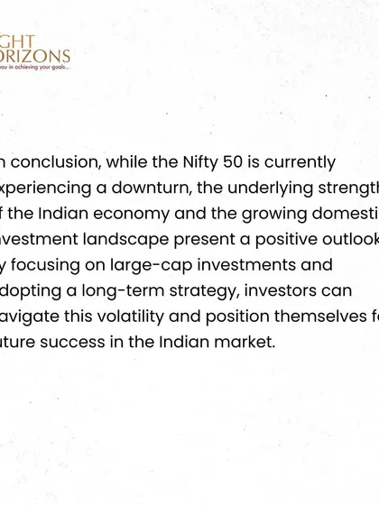 The conclusion from our Weekly Bulletin on the Indian market. Despite a short-term downturn, we express a positive long-term outlook based on the strength of the Indian economy and growing domestic investment.