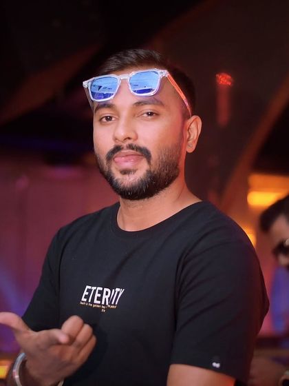 Sharing the stage with DJ A.Ruparel from Hyderabad. It was an honor to play alongside him, and the energy was epic. Looking forward to our next gig together.