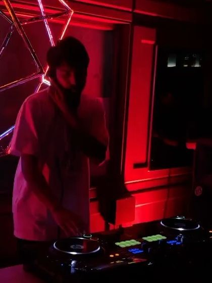 Another view from the 'Back 2 Skool Jam', showing the intimate setup.