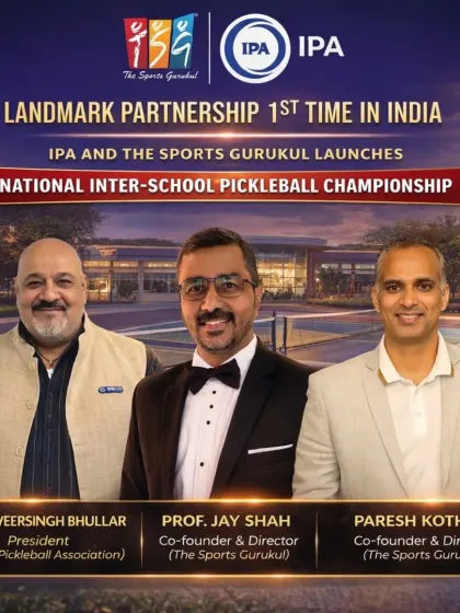 We are proud to be at the forefront of sports innovation in India. This image captures our landmark partnership with the Indian Pickleball Association (IPA) to launch the first-ever National Inter-School Pickleball Championship. This initiative showcases our ability to forge strategic alliances and build new sporting ecosystems from the ground up.