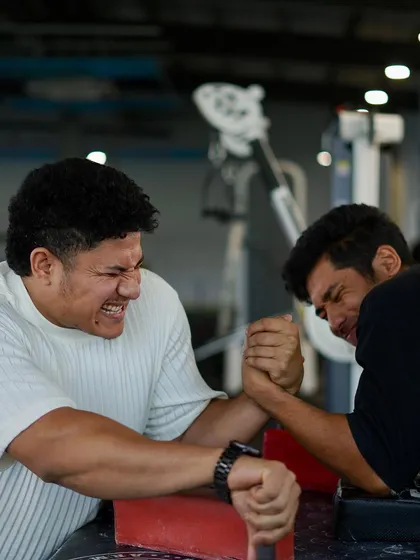 The competitive spirit here is friendly but fierce. We push each other to discover our true strength and determination.
