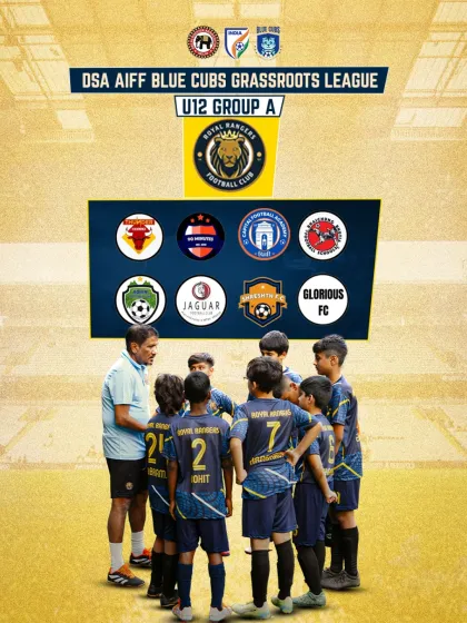 A pre-game huddle with the U-12 team before a DSA AIFF Blue Cubs League match. This is where strategy is discussed, spirits are lifted, and a group of players becomes a single, focused unit.