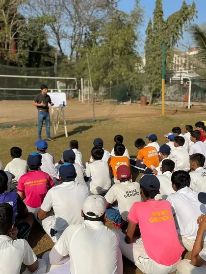A group session where players learn about the importance of a positive self-image and game face. Building mental strength is a core part of our high-performance program.
