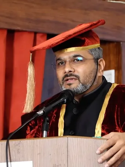 A close-up of my keynote address. I always aim to connect with my audience and share insights from my own life and career.