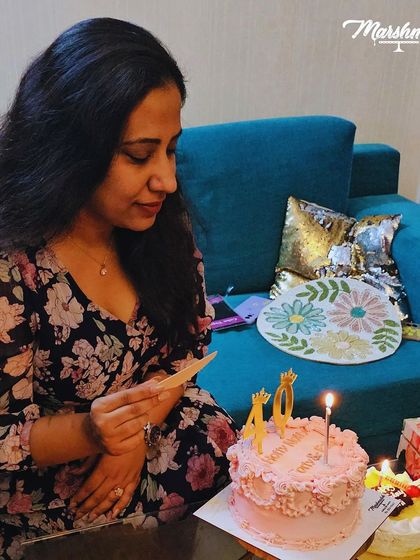 A quiet moment of reflection before making a birthday wish. It's an honour to have my cakes be a part of such personal and happy celebrations.