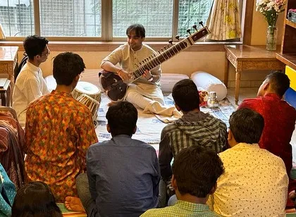 This is the essence of a 'baithak' or house concert. I love these intimate settings where the music can be shared up close, creating a personal and immersive experience for everyone present.