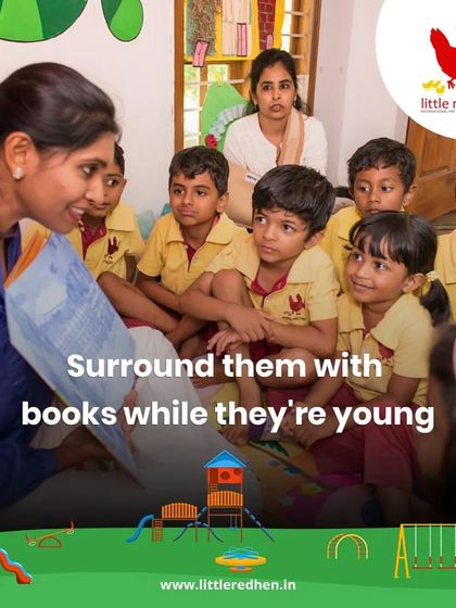 Surround them with books while they're young. Reading is the key that unlocks a world of wonders, expanding vocabulary, sparking curiosity, and building empathy through the magic of stories.