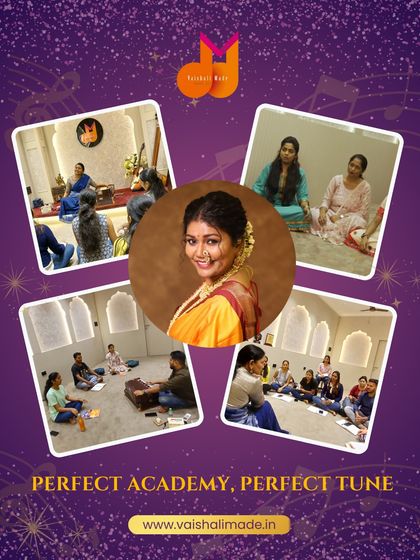 This collage gives you a visual taste of what it's like to learn at a perfect academy with a perfect tune. It shows the happy and focused environment that helps our students thrive.