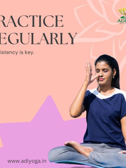 Consistency is key. Practicing Pranayama regularly, like this Nadi Shodhana (Alternate Nostril Breathing), builds resilience to stress over time.