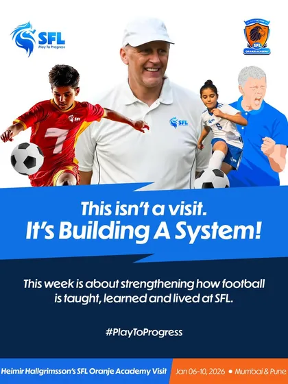 This is not just a visit; it's about building a sustainable system for football development in India.