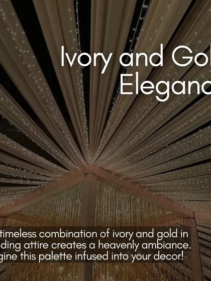 A duplicate of ID 141, this image showcases the timeless and elegant ivory and gold decor theme.