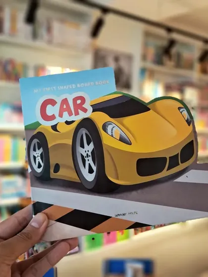 The 'My First Shaped Board Book: Car' is a fun and simple book for toddlers who love things that go.