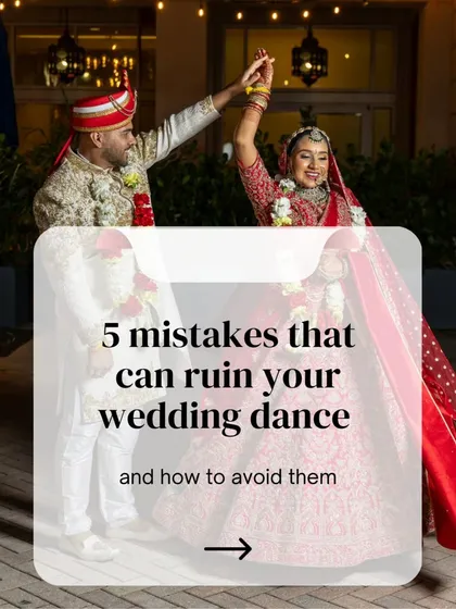 Your wedding dance deserves a standing ovation, not slip-ups. We've put together a guide on the top mistakes to avoid, because we're not just choreographers; we're your partners in making your performance perfect.