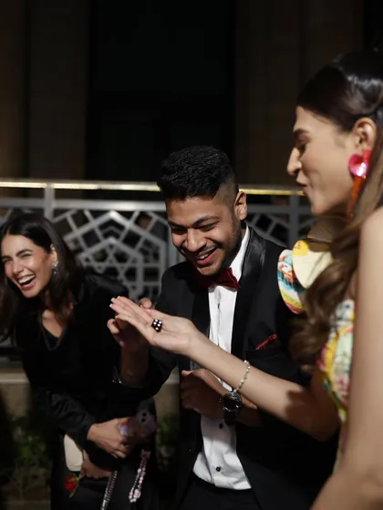 Sharing a laugh with influencers at a Hendrick's Gin party. The energy is always high when I get to perform for a crowd of creative and expressive people.