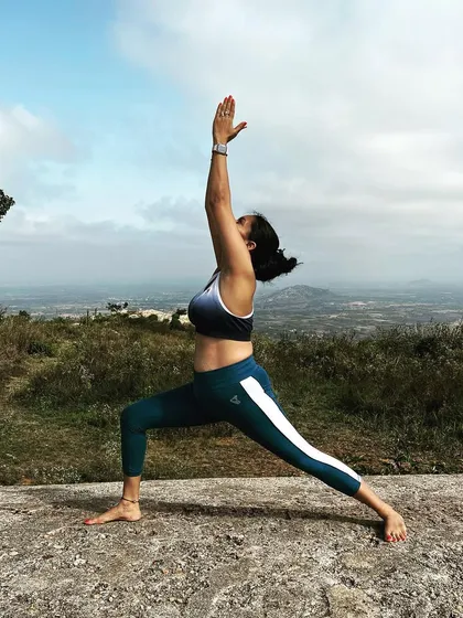 Be your own warrior. This Virabhadrasana I (Warrior I) is about embodying the strength to bring positive change into your life.
