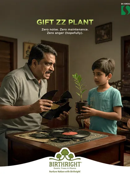 Broke Dad's favorite record? A ZZ plant is the answer. Zero noise, zero maintenance, and hopefully, zero anger. It's the ultimate low-effort apology gift.
