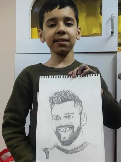 We also dive into more advanced techniques like portrait sketching. I guide students step-by-step to help them capture likeness and expression, building their confidence with every pencil stroke.
