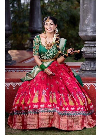 Anthariya Rentals - Indian Ethnic Wear Rental Langa Voni & Traditional Half Sarees photo 70