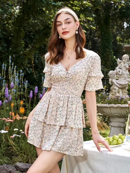 This image is from a commercial campaign I styled and art-directed for the fashion brand Urbanic. The concept was a fresh, romantic garden party, and I used soft floral dresses and natural settings to create a look that is both aspirational and commercially appealing.