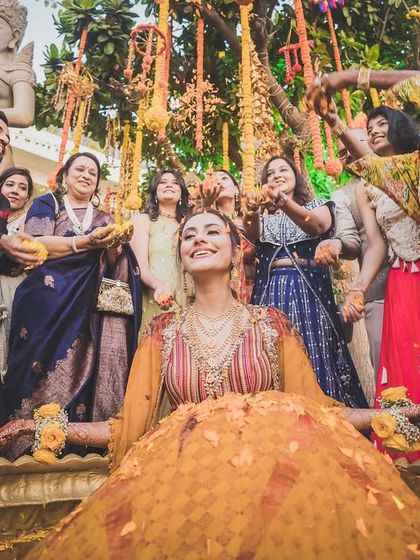 That Big Day - Wedding Photography & Videography A Kaleidoscope of Joy: Haldi, Mehendi & Sangeet photo 5