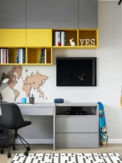 Interior Design - Bedroom Interior Design Integrated Study & Work Nooks photo 5