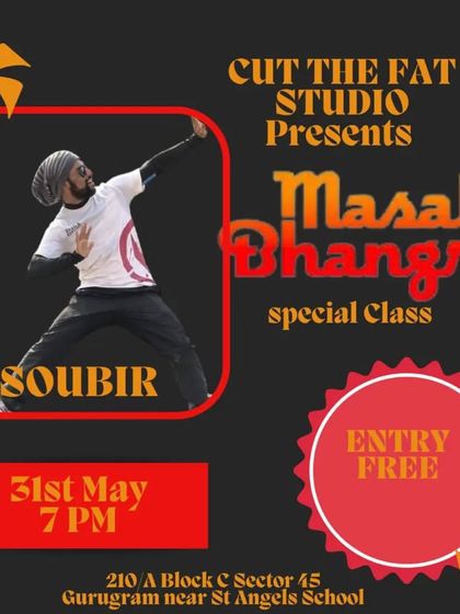 Join us for a special Masala Bhangra class. This free session is the perfect opportunity to experience our high-energy Bhangra workouts.